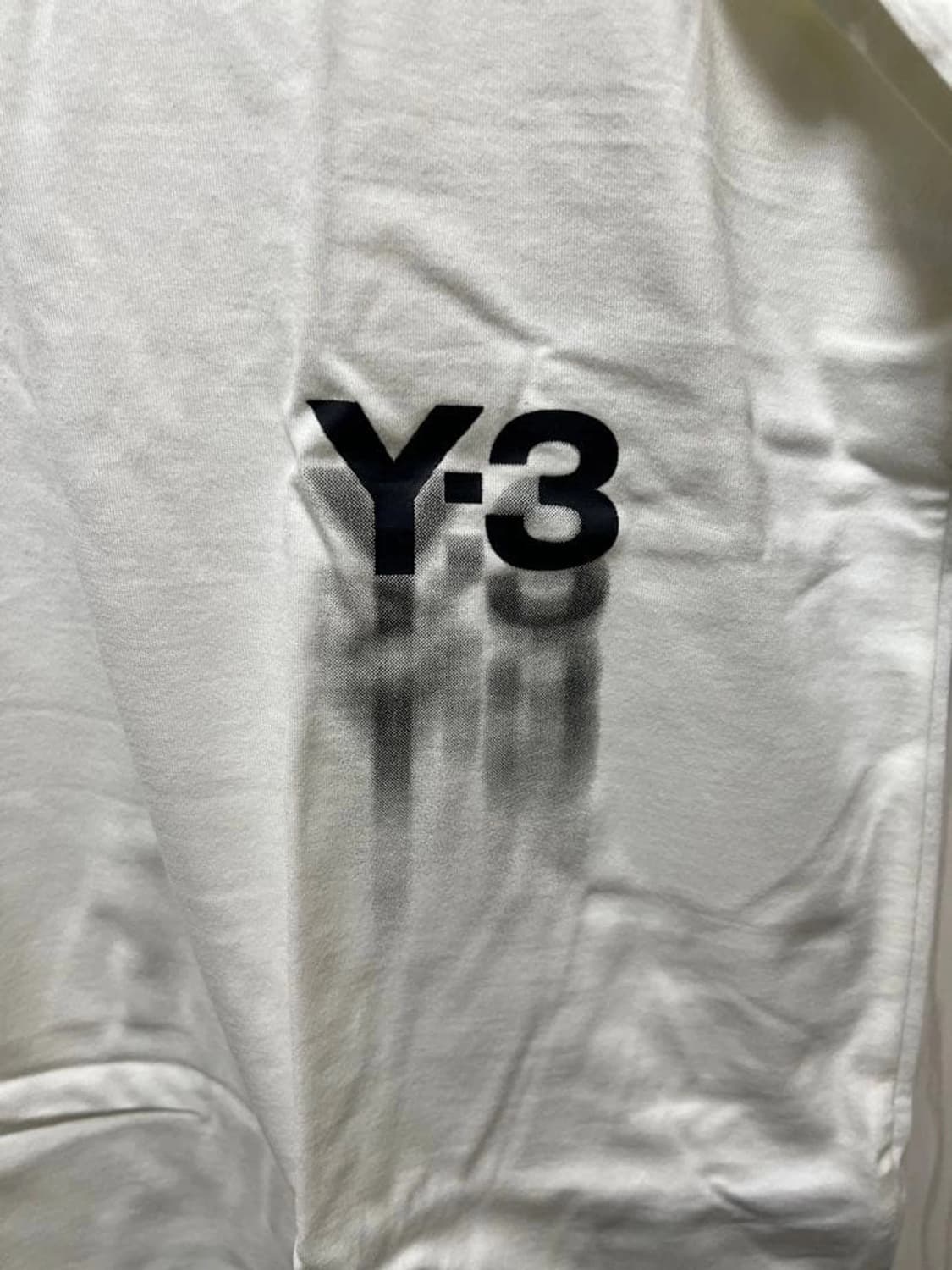 Y-3 그래픽 로고 숏슬리브 티셔츠 화이트 상품이미지4