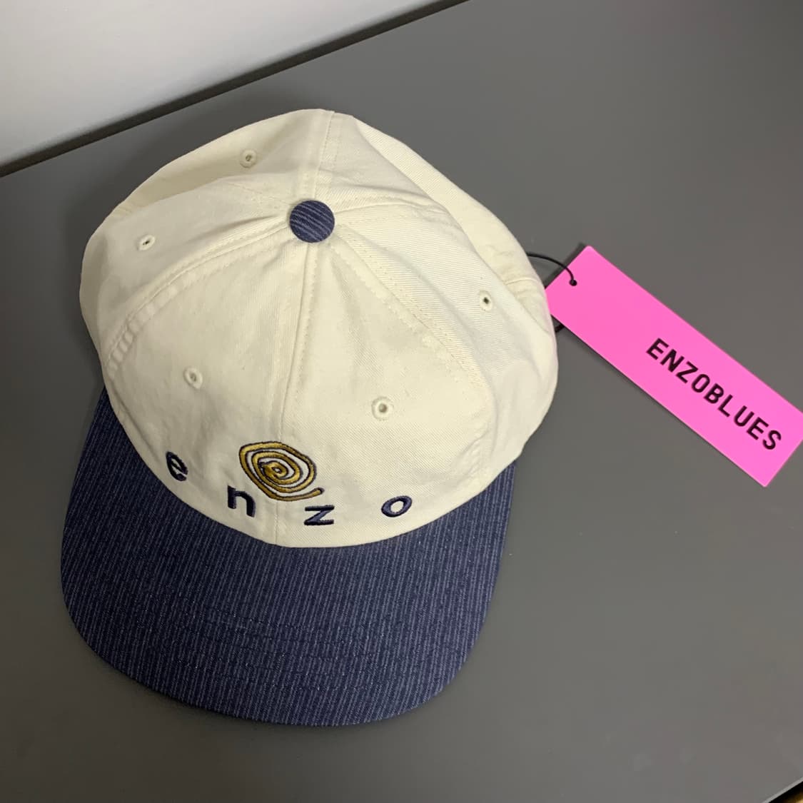 엔조블루스 에디 로고 블록 캡 상품이미지2