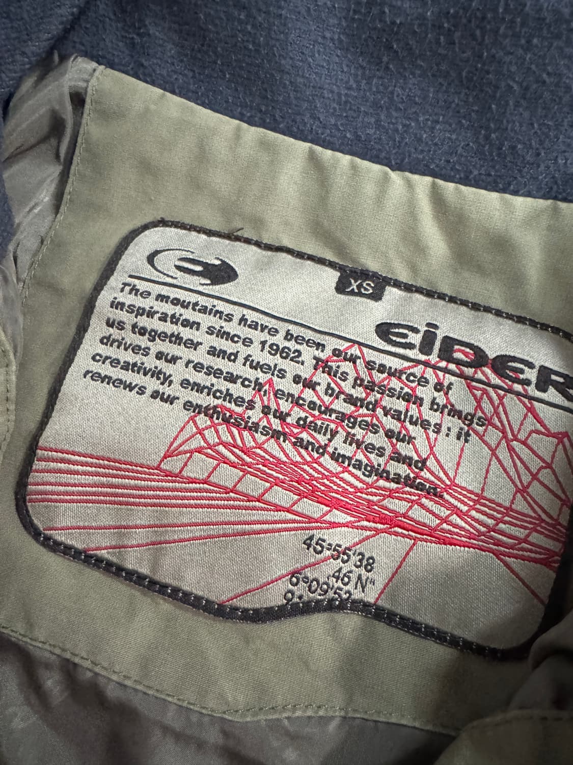 여성 아이더 Eider 야상 후드 빈티지 숏 자켓  상품이미지3