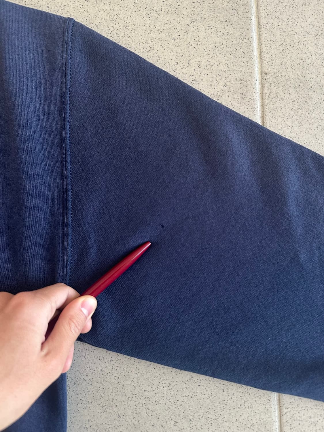 90s 빈티지 러셀 후드집업 네이비 M 상품이미지6