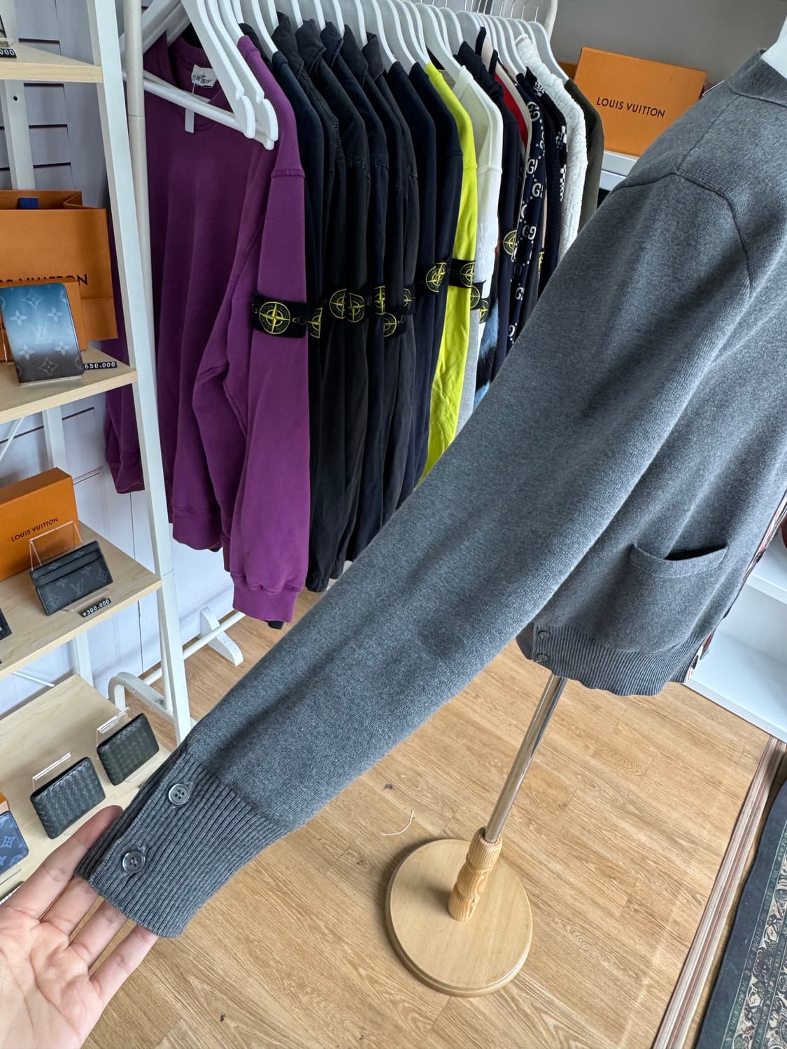 톰브라운 밀라노스티치 가디건 상품이미지4