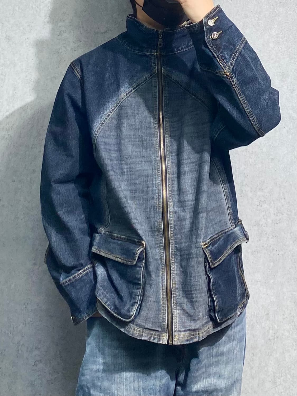 [L-XL] 90-00s I.e.i 빈티지 데님 집업 자켓 상품이미지8