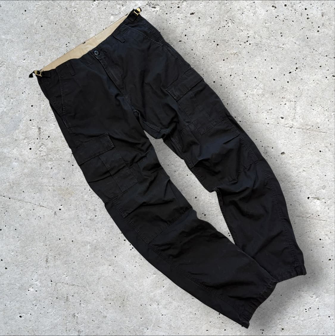 [32] 칼하트 WIP 에비에이션 블랙 카고 바지 팬츠 D769 상품이미지2