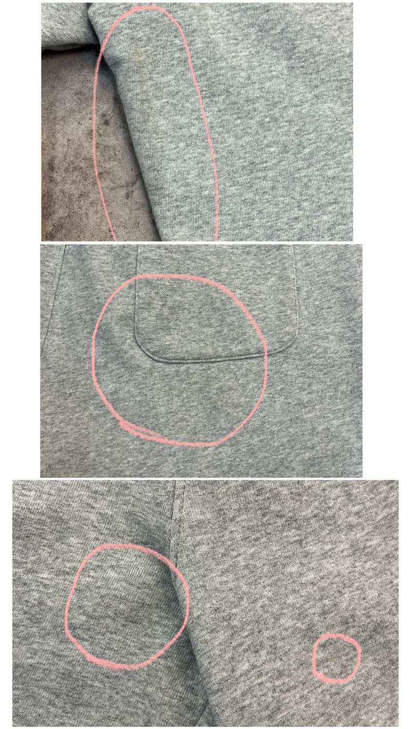 스투시 밴딩 스웻 하프 팬츠 그레이 M #csz3435 상품이미지10