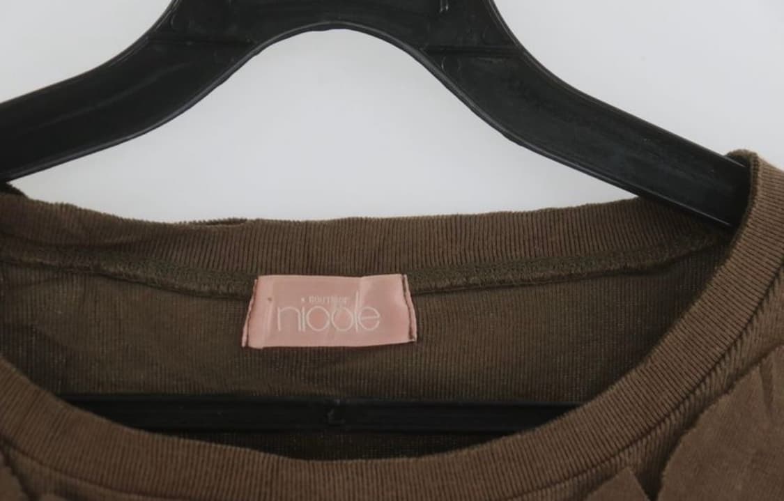 빈티지 플라워 아플리케 반팔 티셔츠 상품이미지2