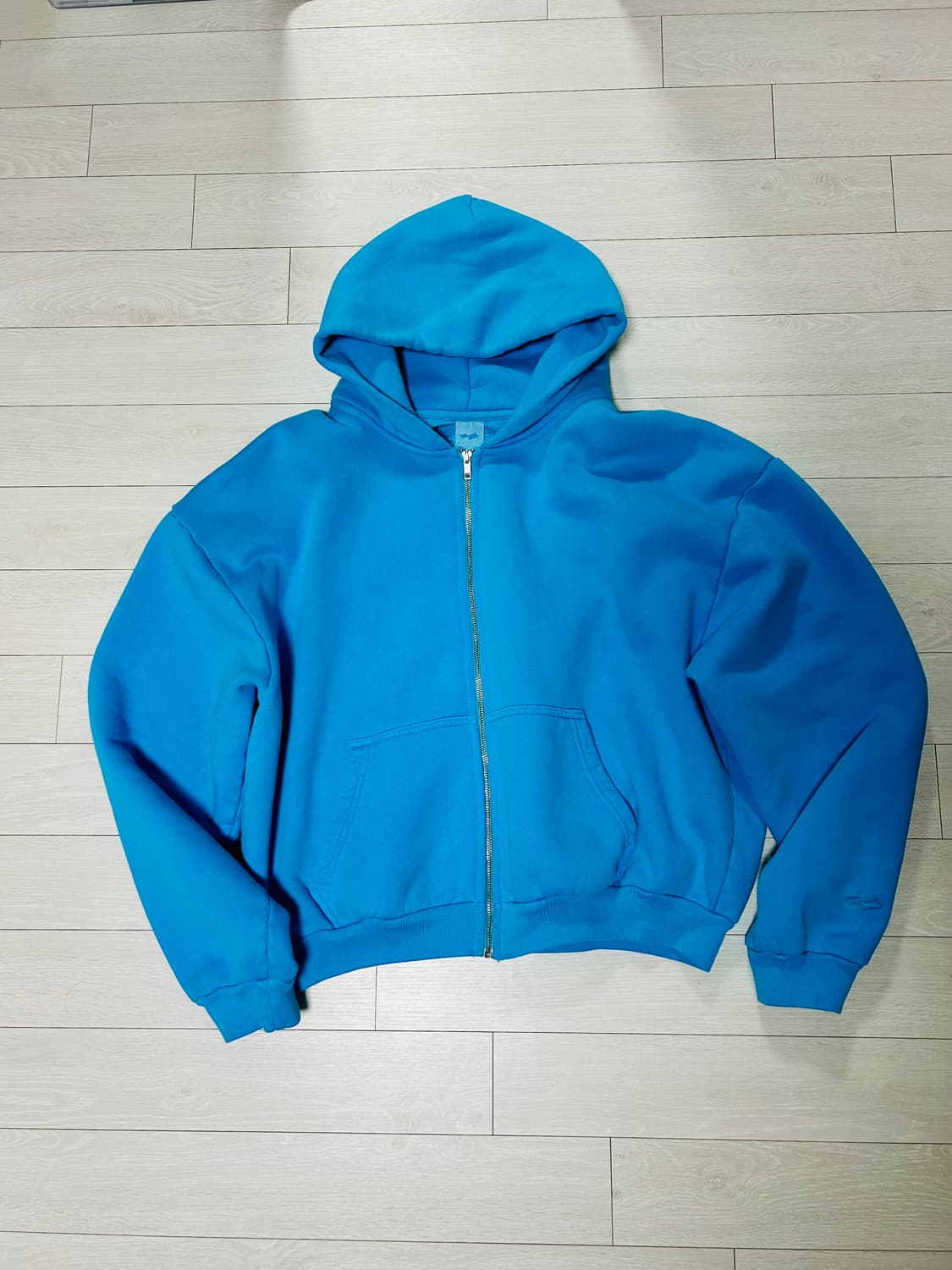 SKYLRK ZIP HOODIE - SUPER BLUE, M size 상품이미지1