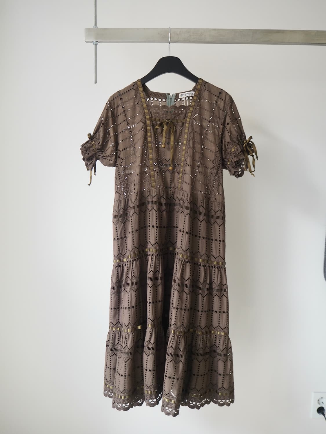 vintage cut out detail one piece  상품이미지1