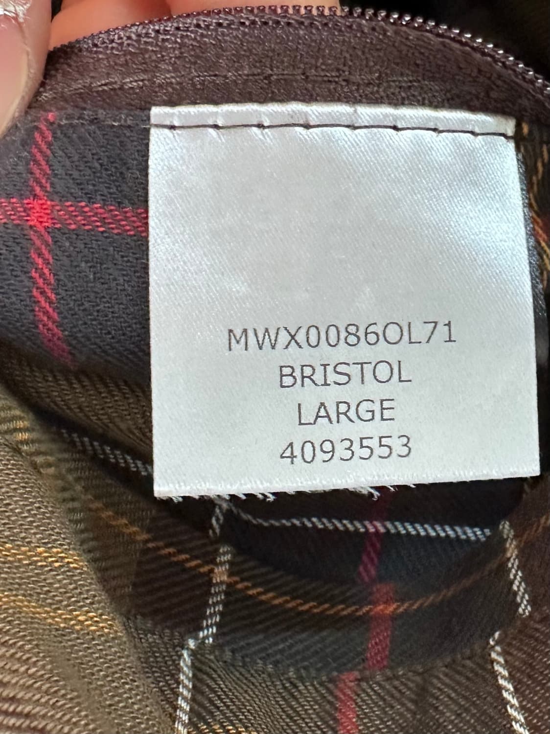 바버 브리스톨 왁스 자켓 (va.47) 상품이미지7