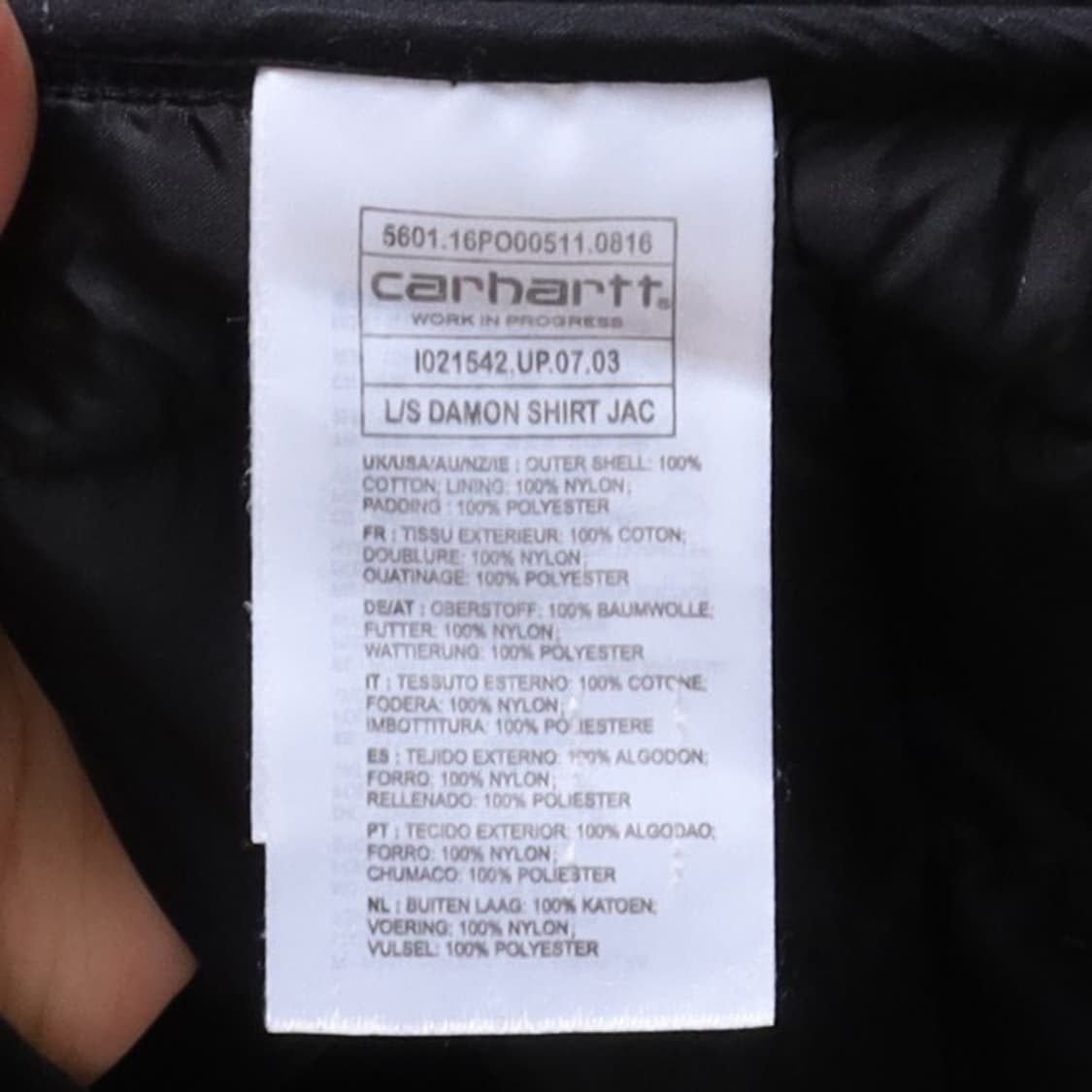 칼하트 Carhartt Damon Shirt Jacket 
 상품이미지9