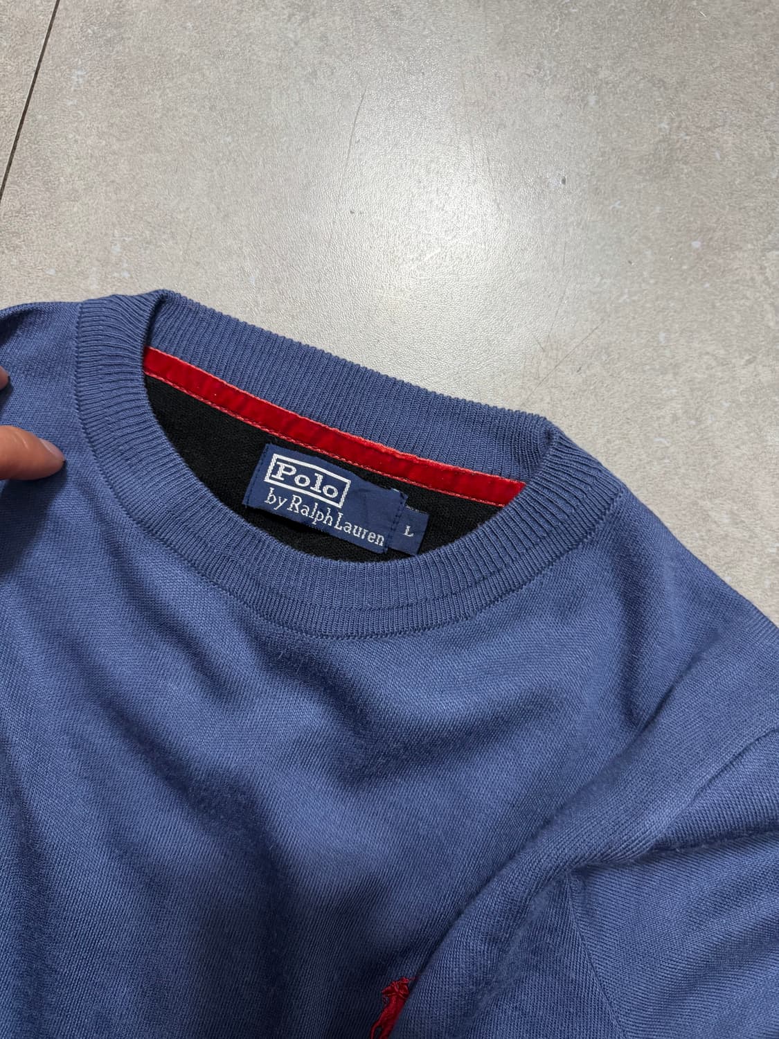 00s 랄프로렌 폴로 빈티지 코튼 니트 100size   상품이미지3