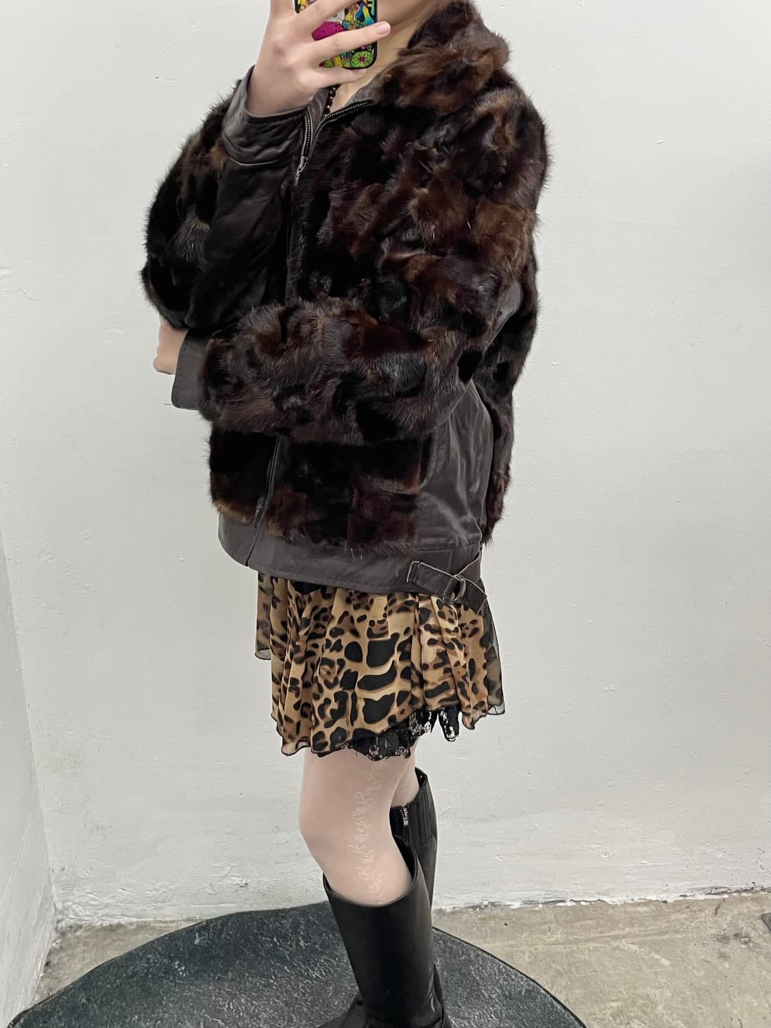 밍크 양가죽 퍼자켓  상품이미지5