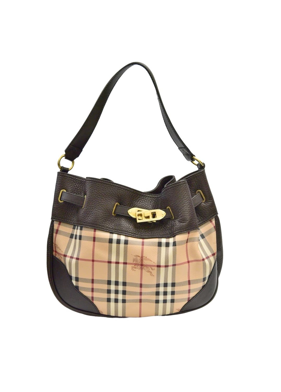 버버리 헤이마켓 체크 월든 벨트 호보 숄더백 (정품) 상품이미지2