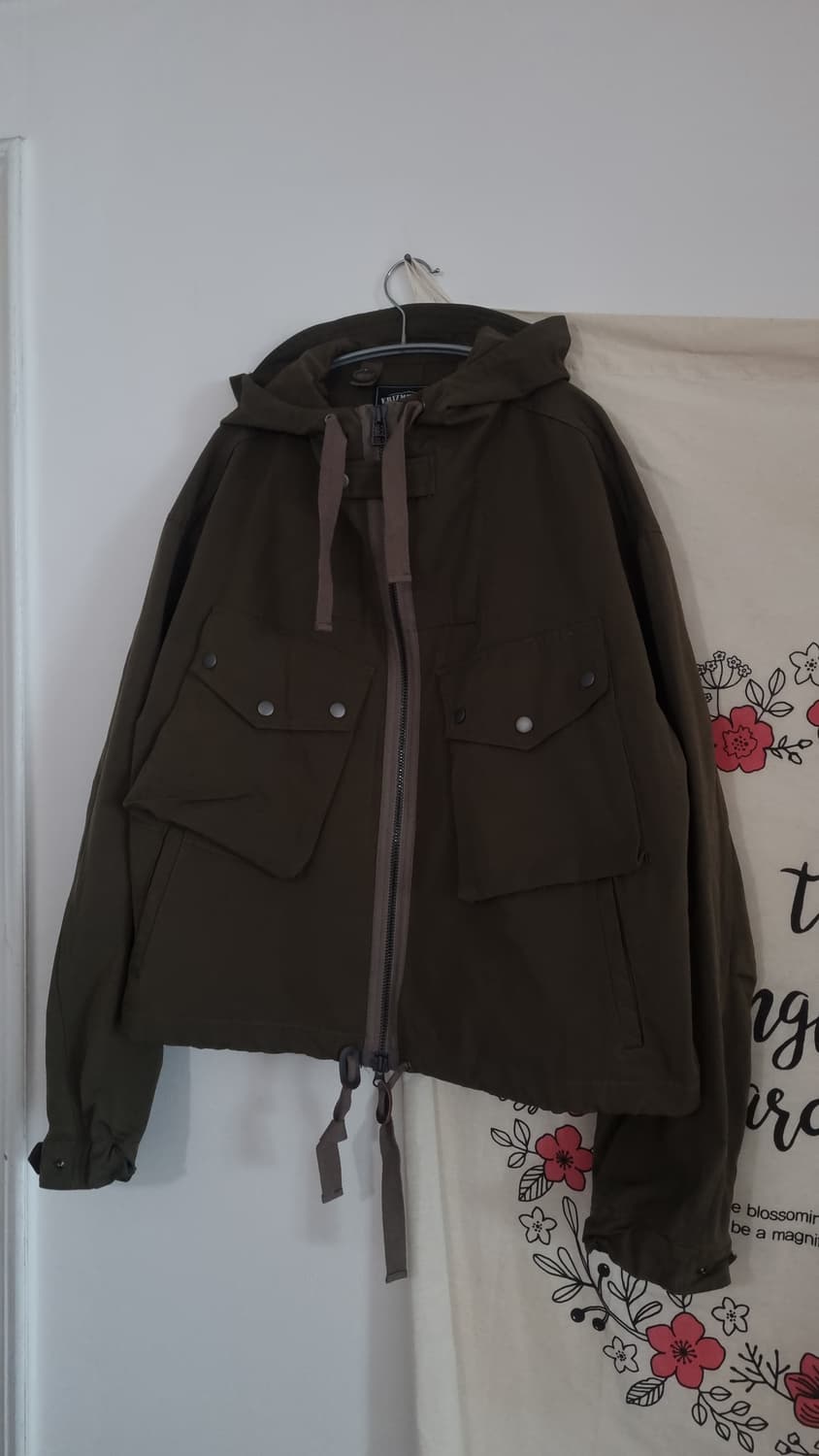 프리즘웍스 SMOCK HOODED PARKA - OLIVE 상품이미지3