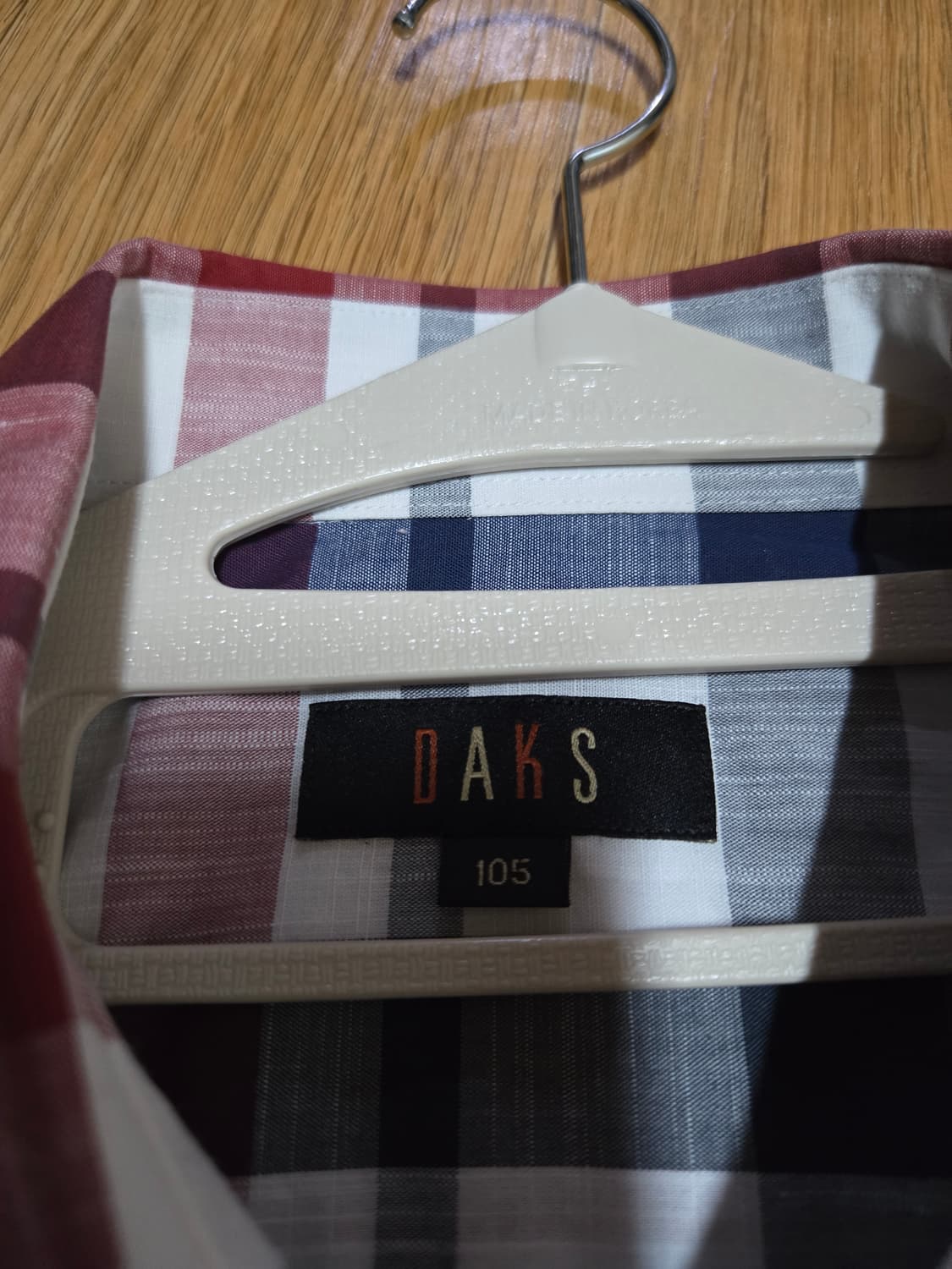 닥스 남성 체크 반팔셔츠(105사이즈) 상품이미지6