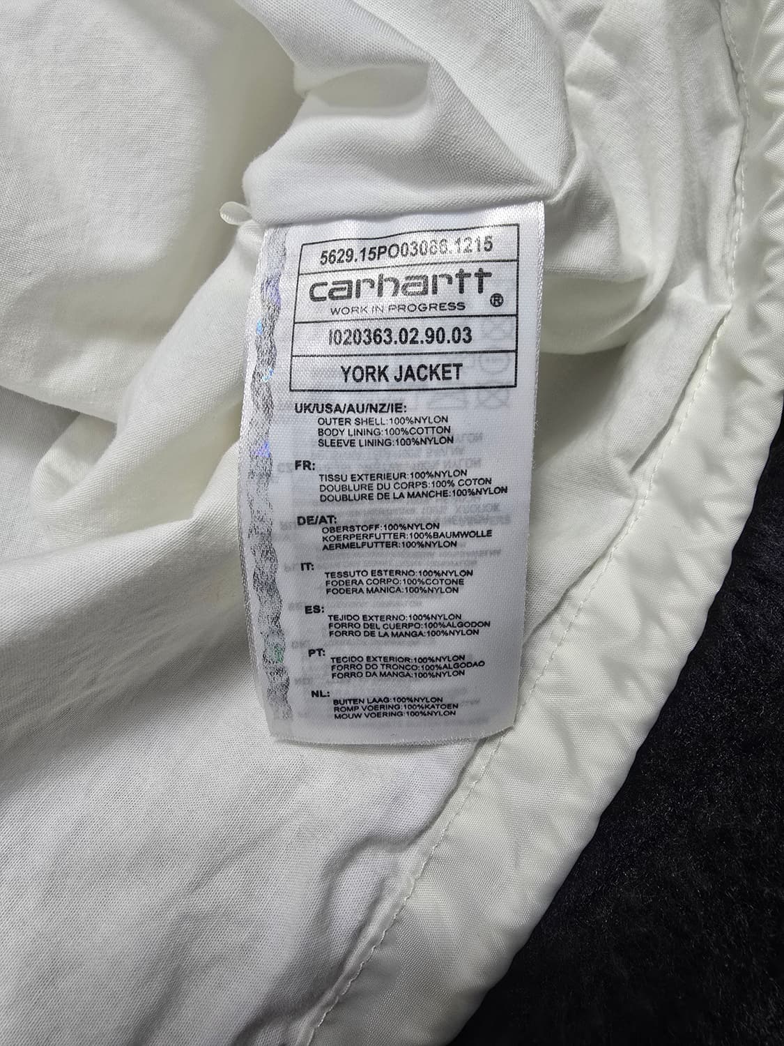 칼하트 WIP 요크 자켓 M 카모 (100) 상품이미지6