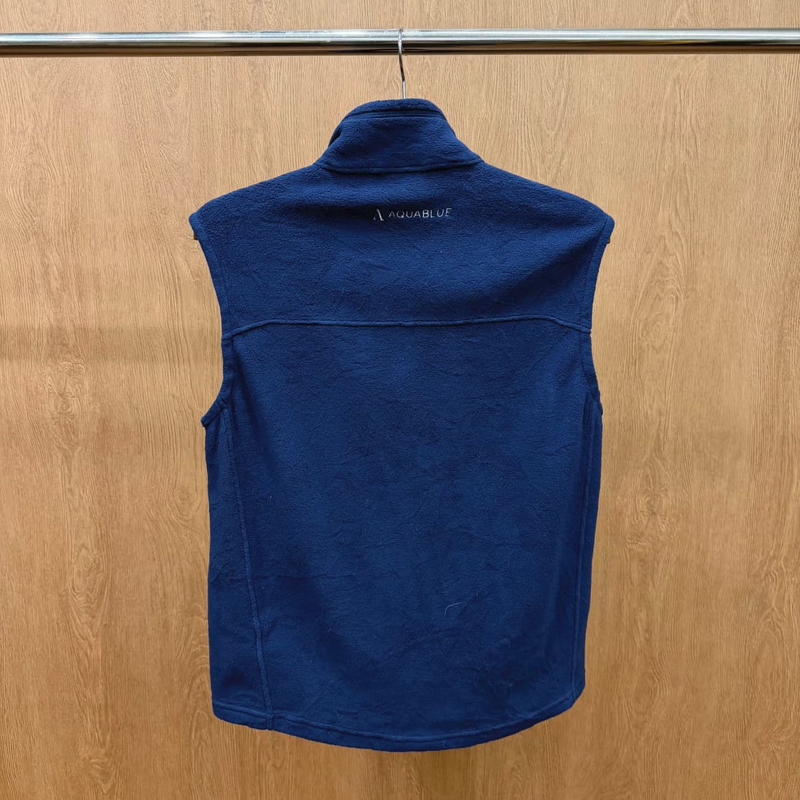 파타고니아 신칠라 플리스 집업 베스트 지퍼 포켓 디테일 레귤러핏 블루 상품이미지3