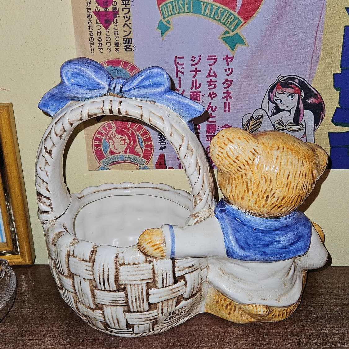 90s 일본 테디베어 피겨린 바구니 트레이

 상품이미지5