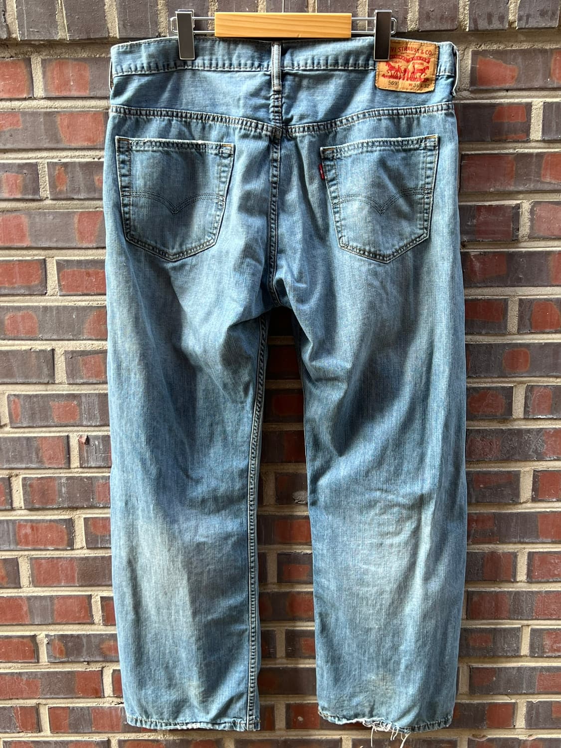 [36x32] 리바이스 569 루즈 스트레이트 Y2K 데님 팬츠 상품이미지7