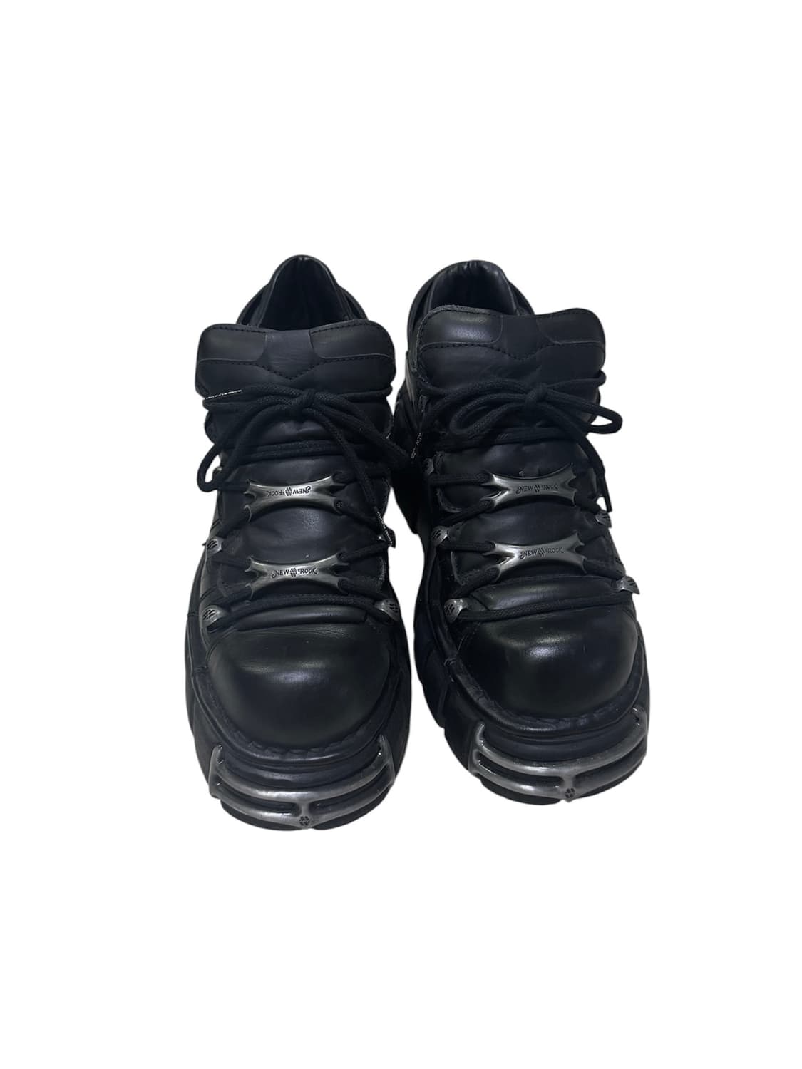 NEWROCK 메탈릭 하이탑 부츠 42 상품이미지1