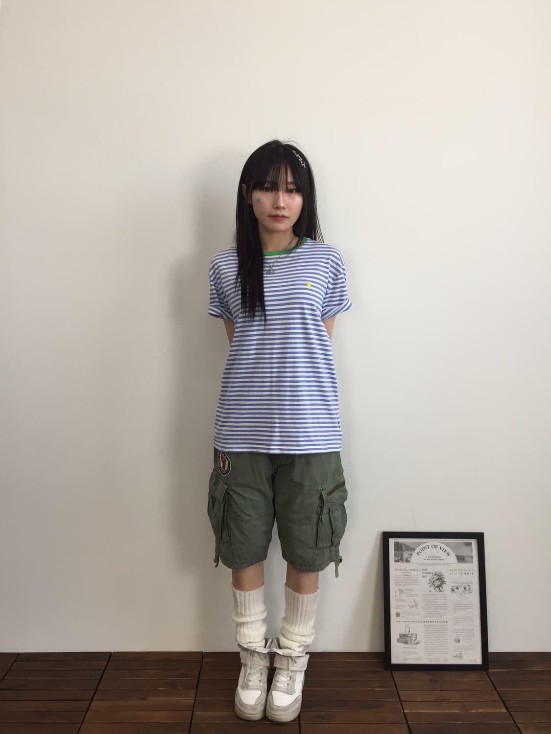 Polo Ralph Lauren Stripe Navy Tee 상품이미지2