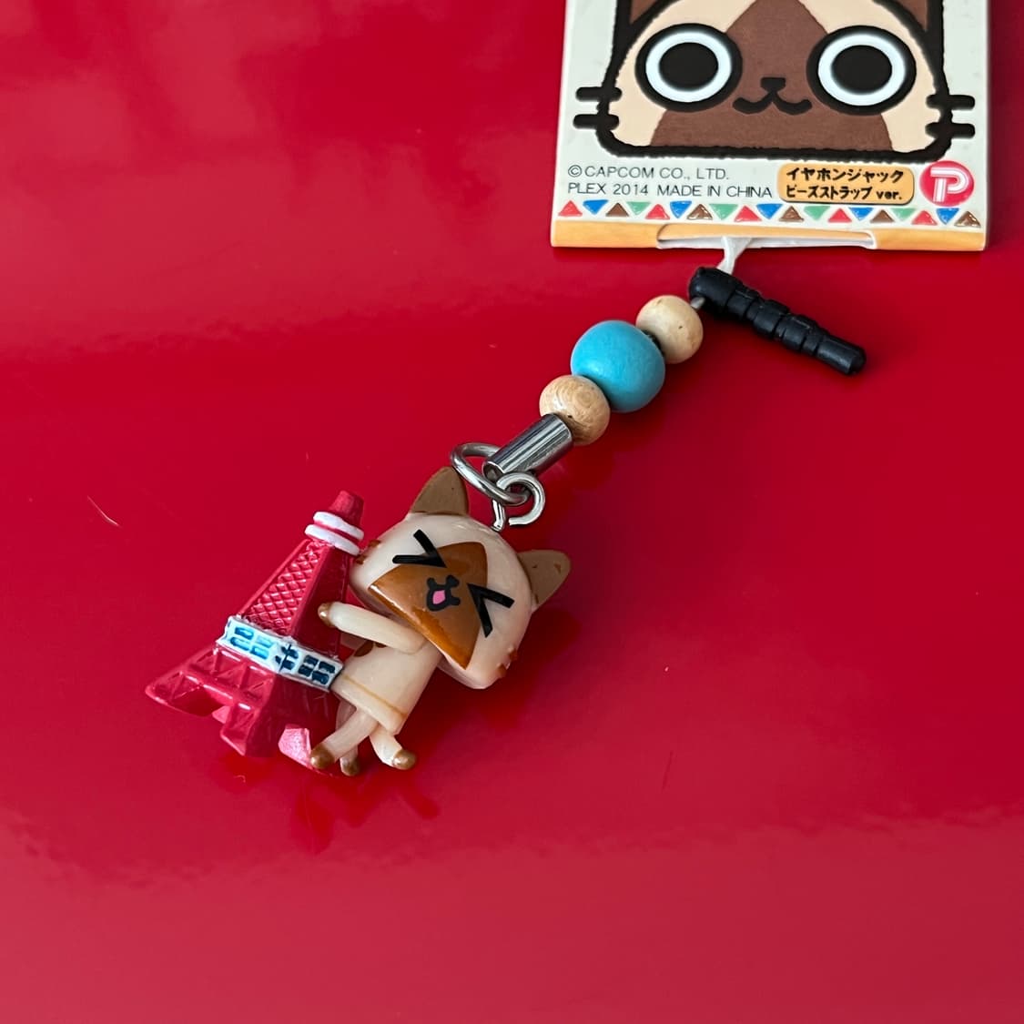 몬스터헌터 아이루 키링 스트랩 이어폰잭 플러그 상품이미지4