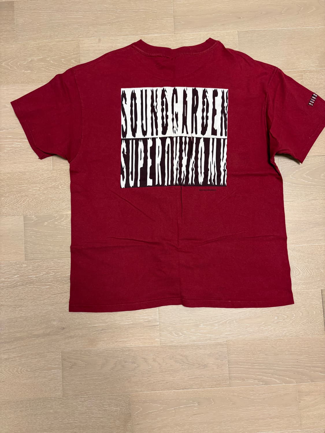 90s 사운드가든 슈퍼언노운 빈티지 밴드티 made in usa🇺🇸 상품이미지2