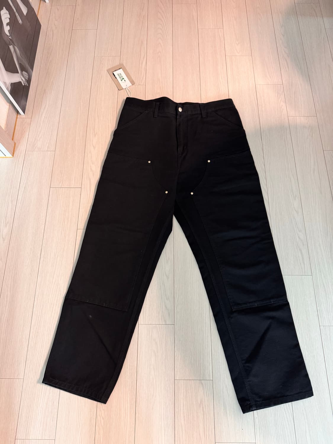 칼하트 wip 더블니 블랙 팬츠 36/32 상품이미지1