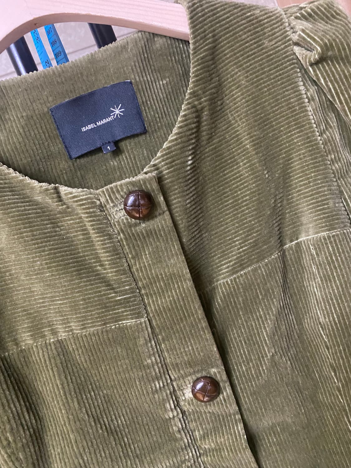 Isabel Marant 코듀로이 자켓 올리브 그린 상품이미지2