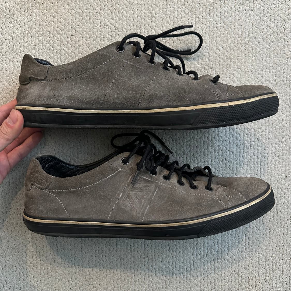 00s 제냐 Zegna Sport 스웨이드 스니커즈 상품이미지10