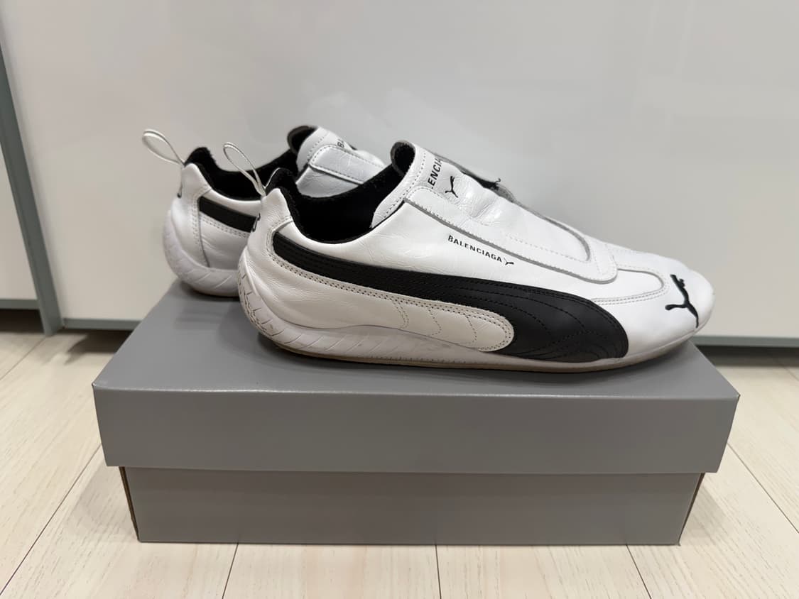 발렌시아가 푸마 스니커즈 레더슬립온 43. 비브람 굽보강 상품이미지2