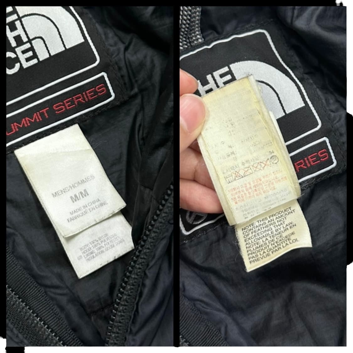 노스페이스 써밋 구스다운 패딩 블랙 (M~L) 상품이미지8