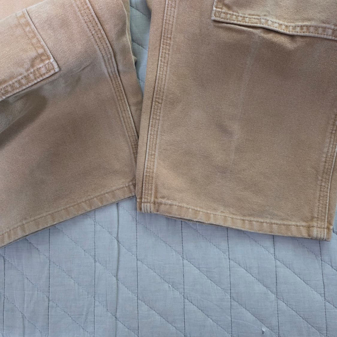 [38X34] 칼하트 더블니 B136 BRN 워크팬츠 굿 T-6 상품이미지3