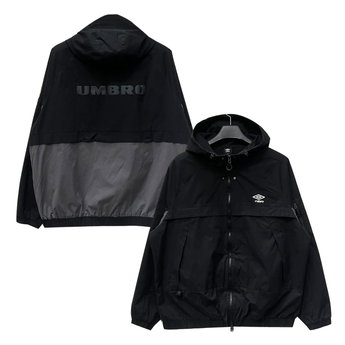 엄브로 백로고 후디 웜업 바람막이 자켓 105 상품이미지1