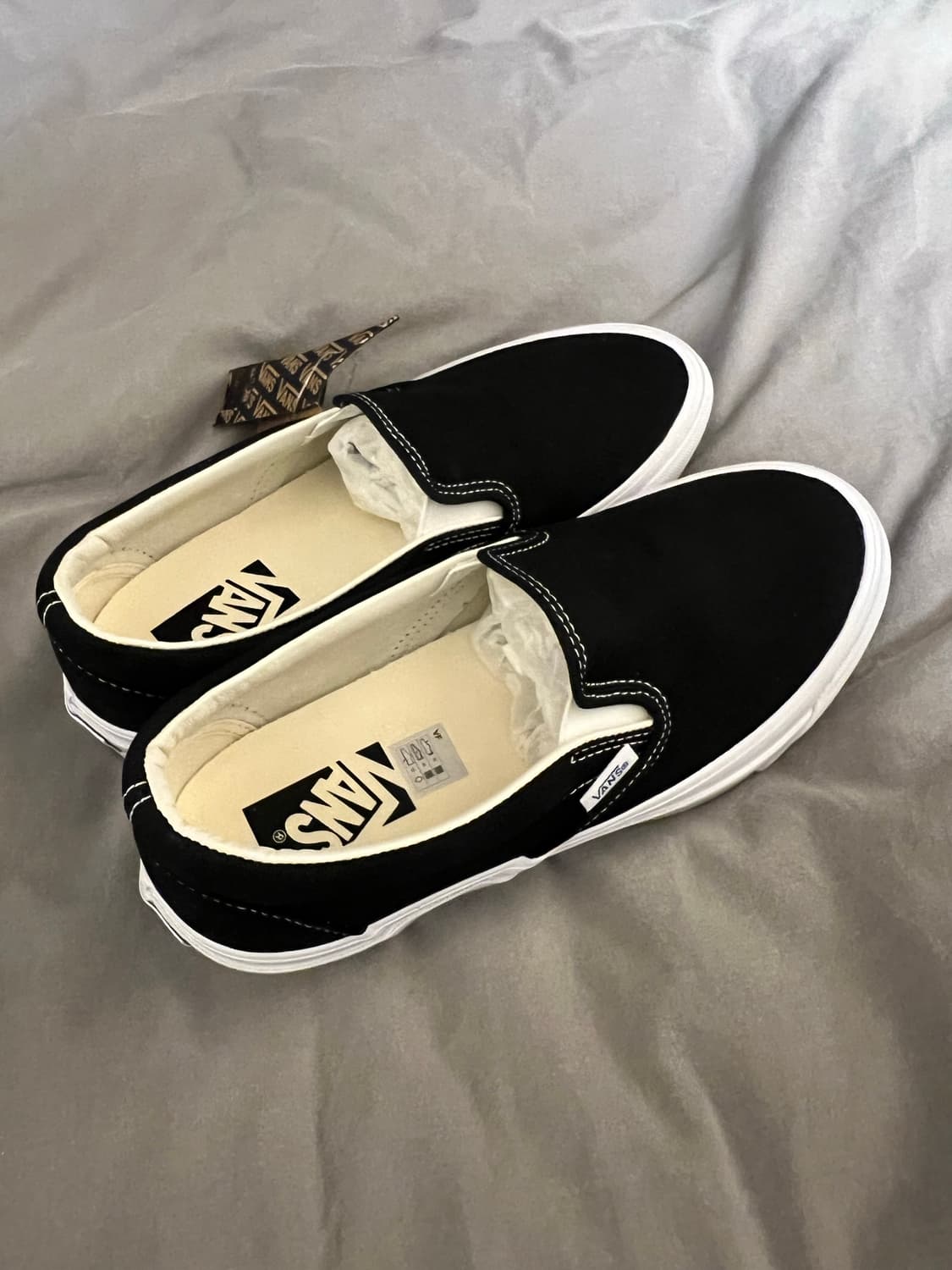 반스 슬립온 LX 44 프리미엄 블랙 265 새제품 상품이미지5