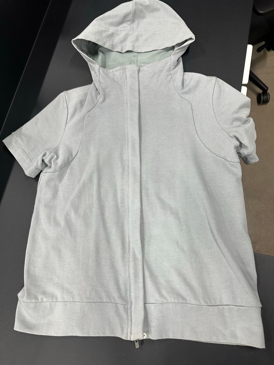 질샌더 인디블루 후드 반팔 집업  상품이미지5