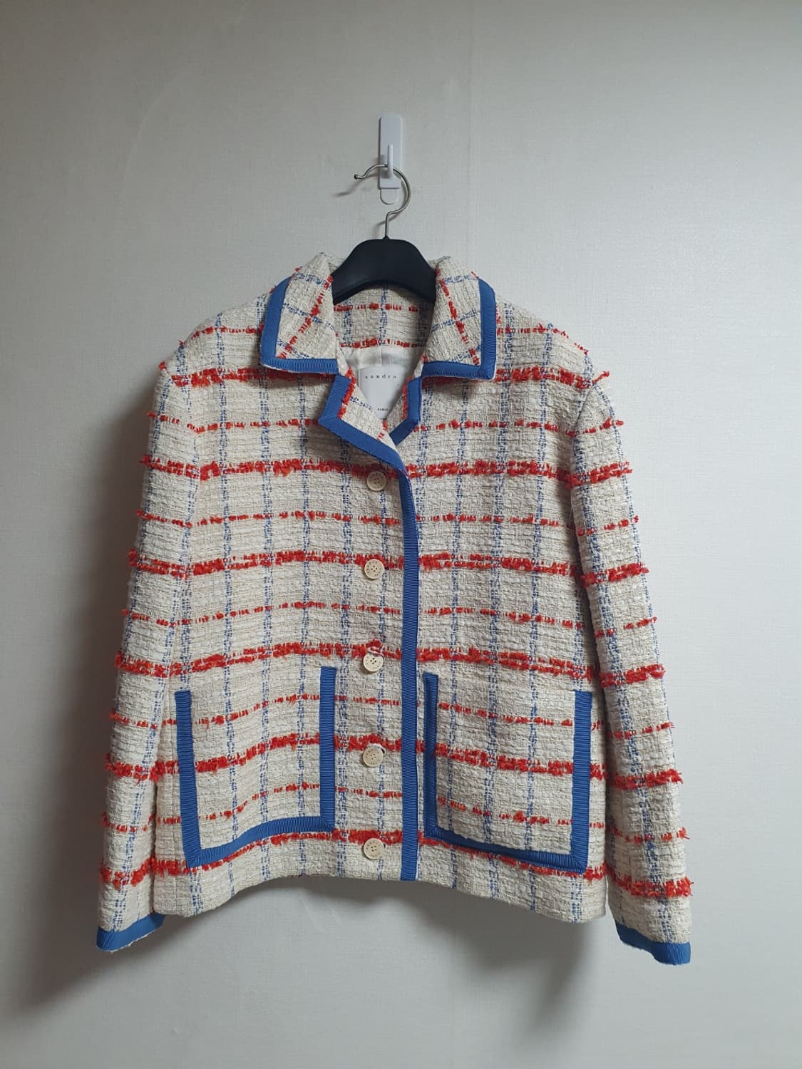 🧵 산드로 Idaline 멀티 트위드자켓 34 상품이미지2