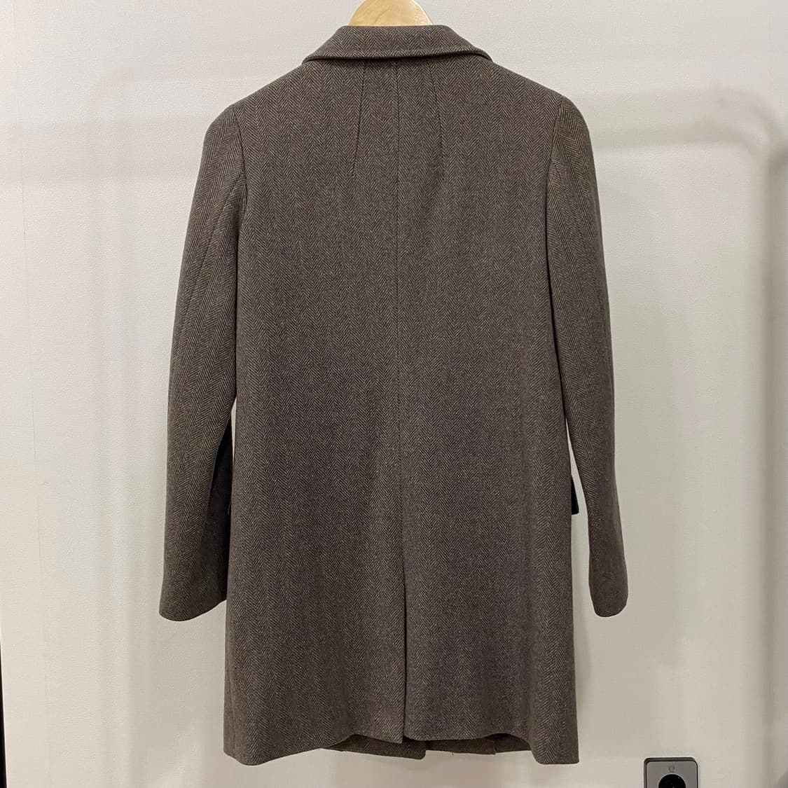 한섬 시스템 헤링본 울 코트 상품이미지2