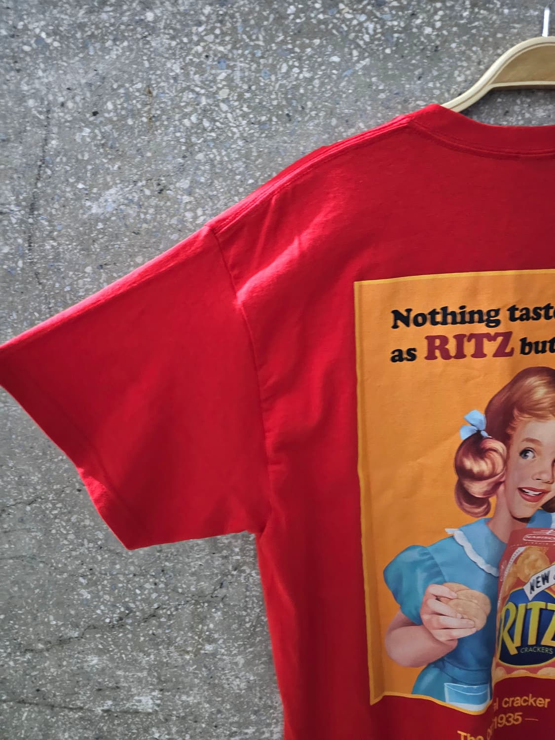 70's Ritz Crackers 광고프린팅 복각 T 상품이미지3