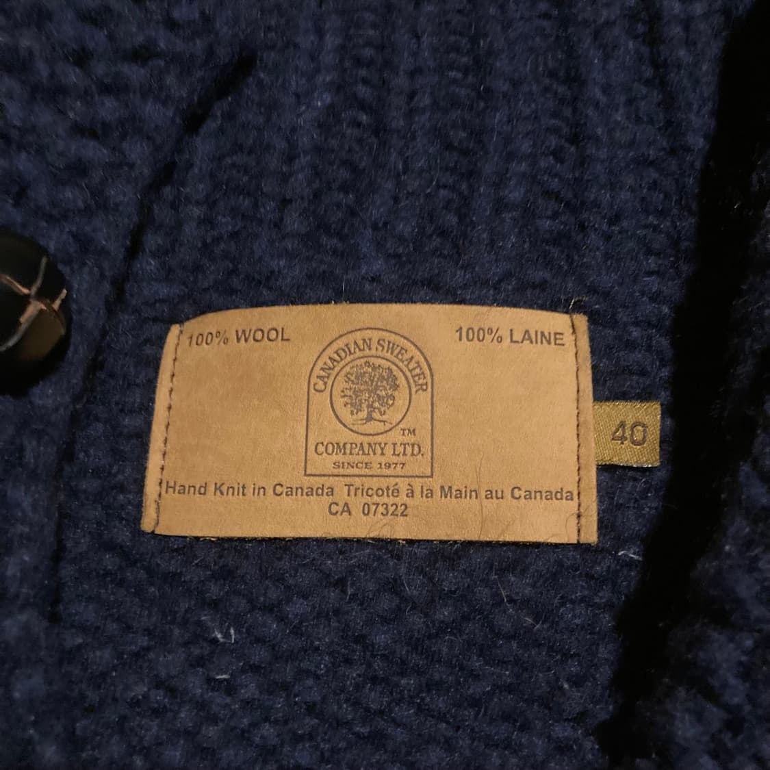 CANADIAN SWEATER HEAVY WOOL CARDIGAN 상품이미지5