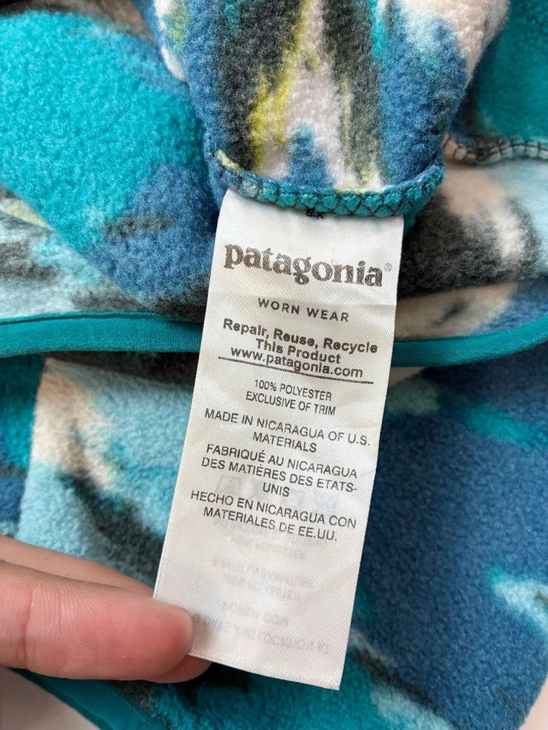 파타고니아 00s 신칠라 아즈텍 후리스 PN5258 상품이미지7
