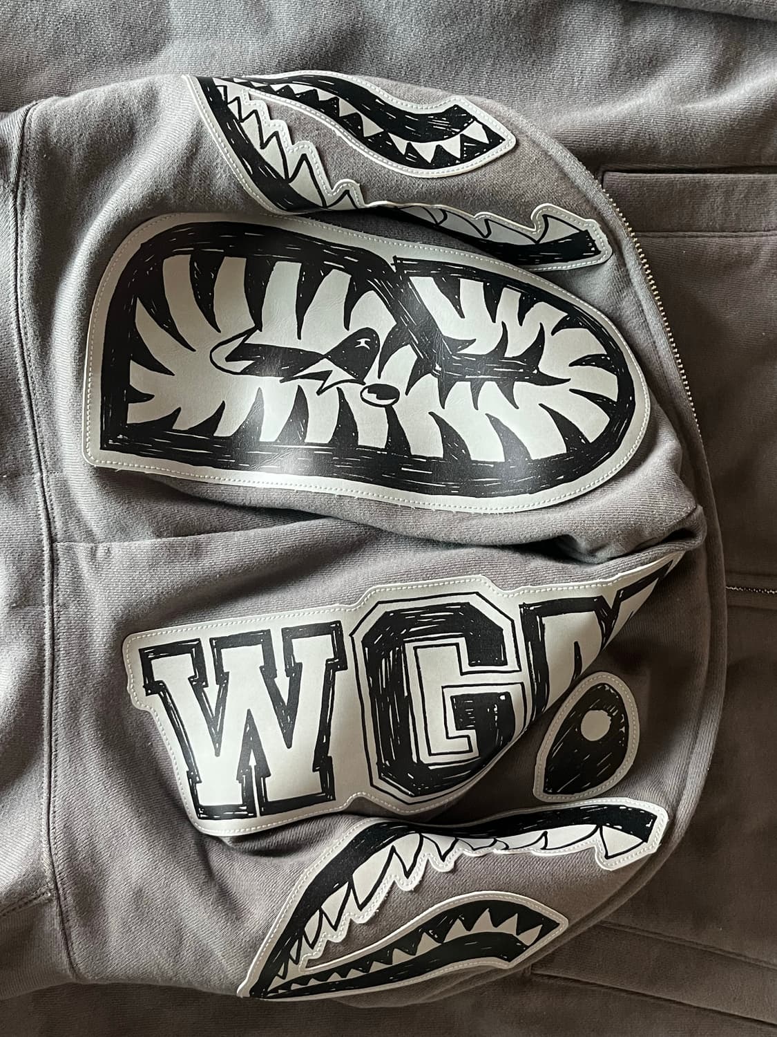 BAPE Hand Drawn Face Relaxed Fit Shark 상품이미지6