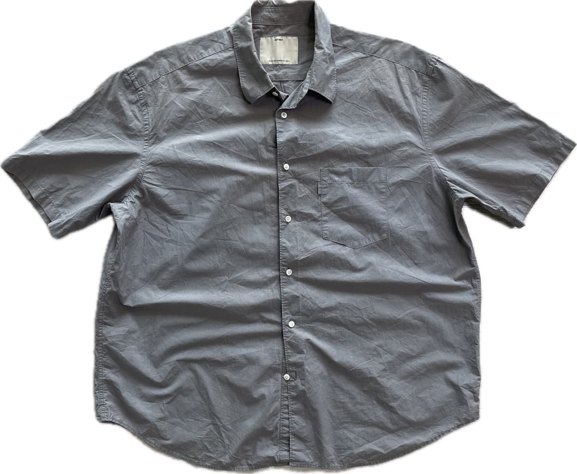 상태 최상) POTTERY 포터리 그레이 반팔 셔츠 상품이미지1