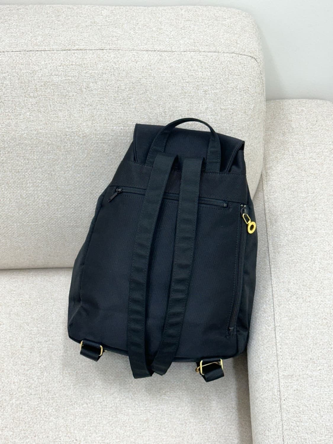 courreges / 꾸레쥬 블랙 패브릭 백팩    상품이미지3