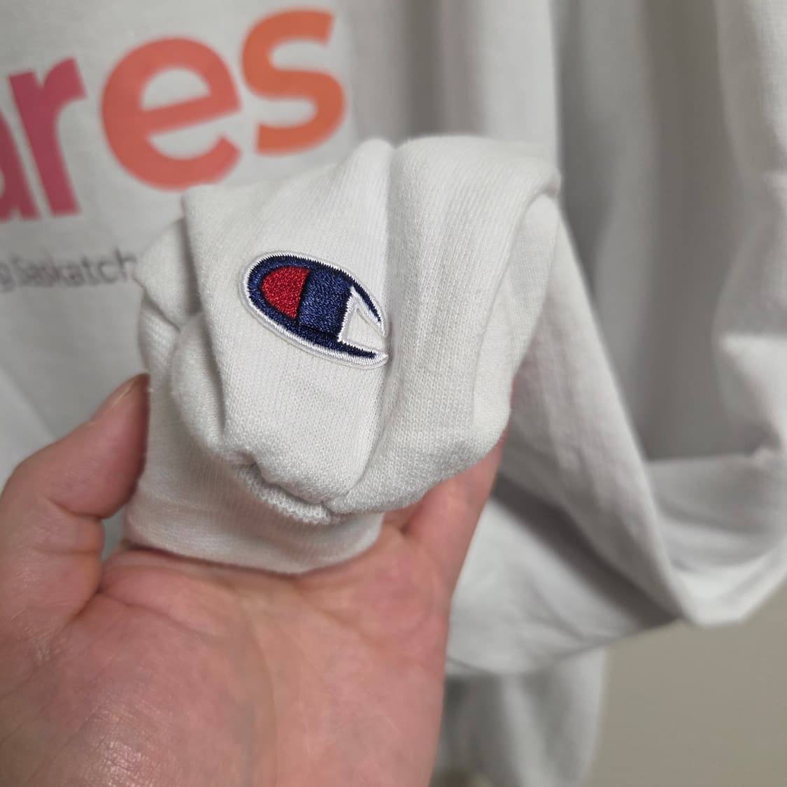 Champion 챔피온 화이트 맨투맨 L(100) 상품이미지4