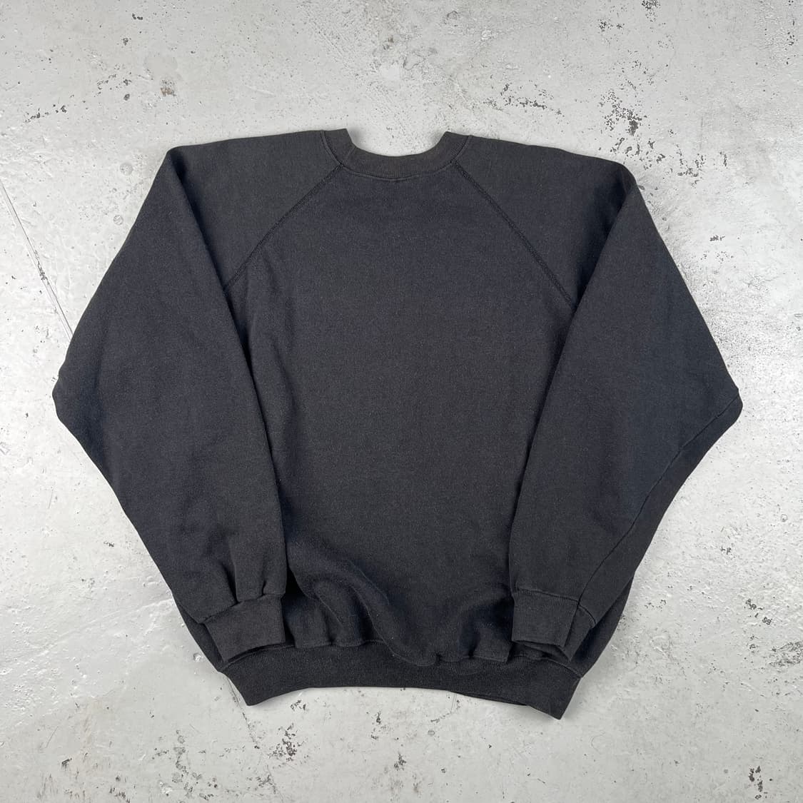 빈티지 레이더스 리얼 맨 웨어 블랙 래글런 스웻셔츠 상품이미지3