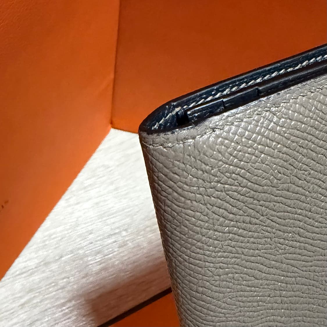 [S급/OS] 에르메스 베안 에토프 은장 장지갑 상품이미지5