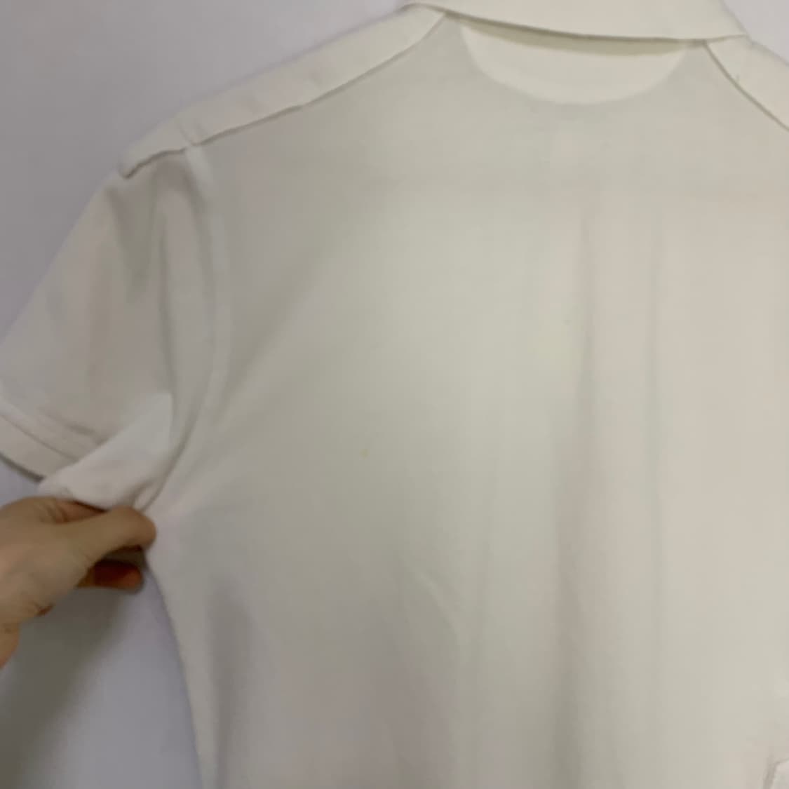 폴로랄프로렌 아이보리 빅 패치 반팔 카라 티셔츠 폴로티 M 상품이미지7