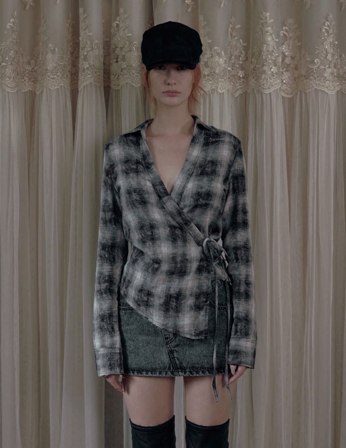 보헤미안서울 체크셔츠 상품이미지1