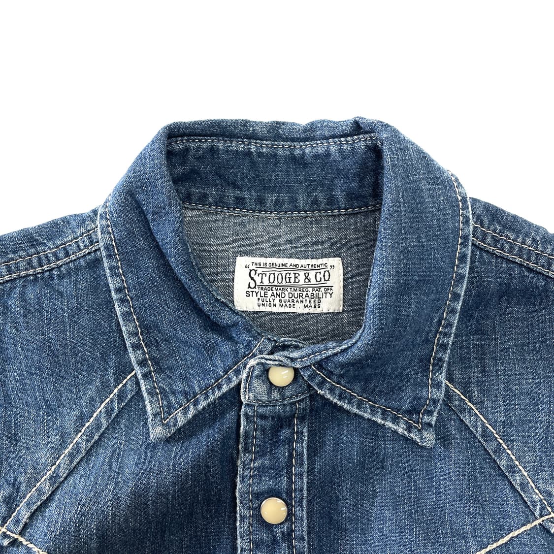 STOOGE & Co western denim shirt 웨스턴 셔츠 상품이미지7
