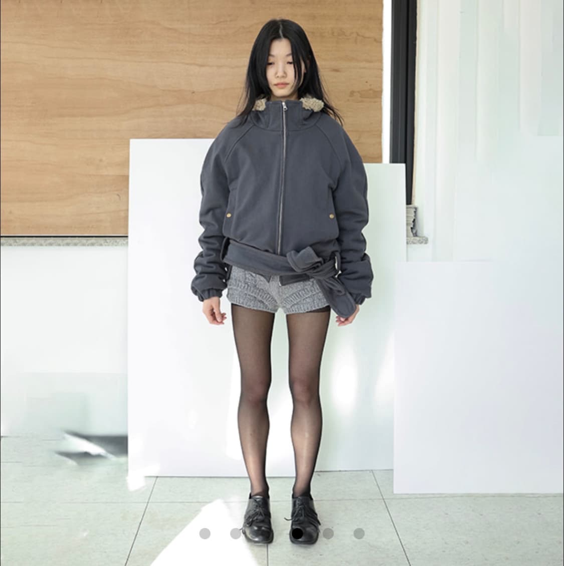 울리카상투스 벨트 집 업 미드니잇 상품이미지1